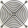 Mbajtëse për ventilator Ohne Hersteller, 120mm, e zezë