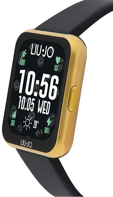 Orë smart për femra Liu Jo Smartwatch Voice Slim 2.0 SWLJ199, e zezë