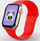 Rrip Swissten Silicone për Apple Watch, 42–44 mm, silikon, i kuq