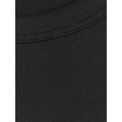 Bluzë oversize për çuna 4F 4FJWAW25TTSHM2411, pambuk 100%, e zezë
