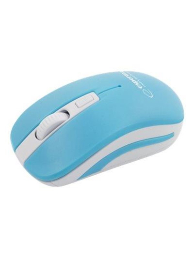 Maus pa tela Esperanza Uranus, 2.4 GHz, optik, blu me të bardhë