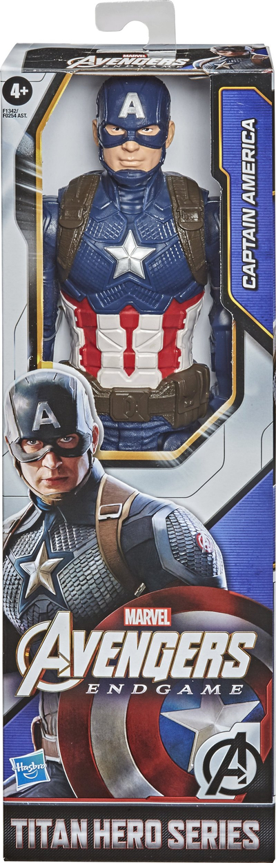Figurë Marvel Avengers Endgame Captain America Titan Hero, 30cm, plastike, shumëngjyrëshe