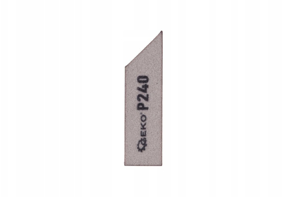 Bllok zmerili Geko P240, i pjerrët, 125x90x25mm, gri