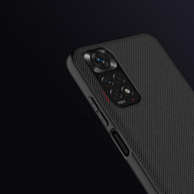 Maskë telefoni Nillkin Textured për Xiaomi Redmi Note 11 11S, polikarbonat, kundër rrëshqitjes, e zezë