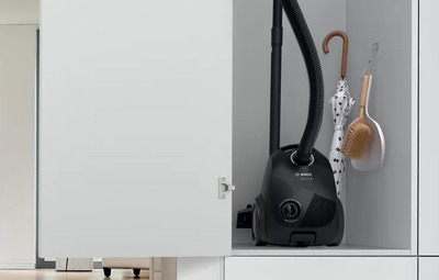 Fshesë me korent Bosch Serie 2 BGBS2LB1, me qese, filtër UltraAllergy, blu