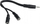 Kabllo audio InLine 99300, Jack 3.5mm në 2x Jack 3.5mm, 0.2m, e zezë