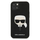 Mbrojtëse telefoni Karl Lagerfeld Karl Head, për iPhone 13 Mini, nga PU Saffiano, e zezë