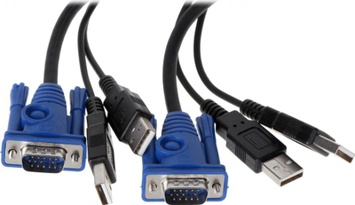 Ndërprerës KVM ATEN CS22U-A7, USB, VGA, i zi