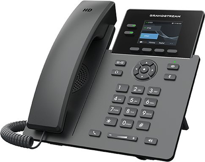 Telefon IP Grandstream GRP2610P, profesional për zyra, ngjyrë e zezë