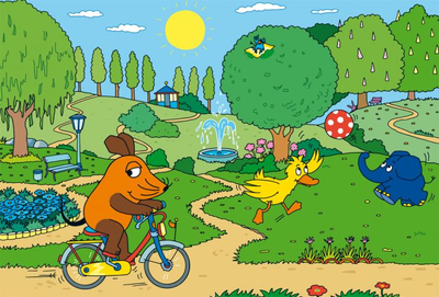 Puzzle për kalamaj Schmidt DieMaus 56213, 3 x 48 copa, mbi 4 vjeç, shumëngjyrësh