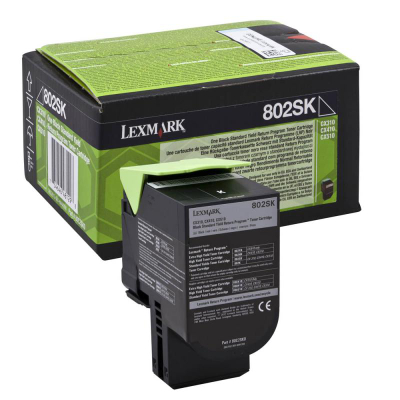 Toner printeri Lexmark 80C2SK0, origjinal, i zi