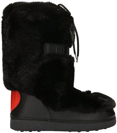 Çizme Love Moschino JA24082G0BJ5100A, të zeza 35-36