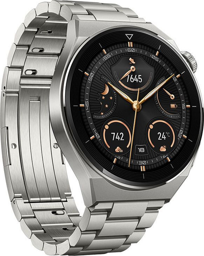 Ora inteligjente Huawei Watch GT 3 Pro 46mm, ekran 1.43" AMOLED, GPS, ngjyrë argjendt