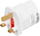 Adapter prizash iBOX IAUKEU, UK në EU, 13A, i bardhë