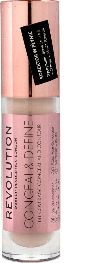 Korrektor Makeup Revolution Conceal and Define, C0.5, 3.4 ml