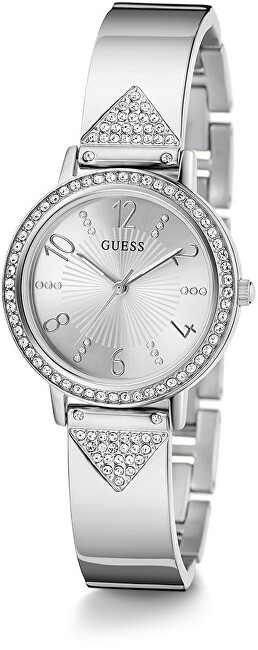 Orë për femra Guess Tri Luxe GW0474L1, e argjendtë