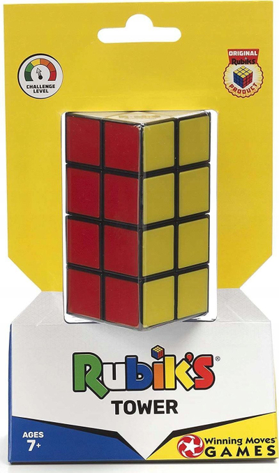 Lodër logjike Spin Master Rubik's Cube 2x2x4, Rubik's Tower, shumëngjyrëshe