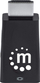 Adapter video Manhattan 151542 HDMI në VGA, dalje audio 3.5mm, i zi
