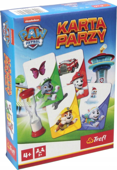 Loja me letra Trefl Paw Patrol Travel Card Game On Steam, 56 letra, për kalamaj, shumëngjyrëshe