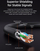 Kabllo rrjeti Ethernet Cat8 S STP, 40Gbps, 10m, e zezë