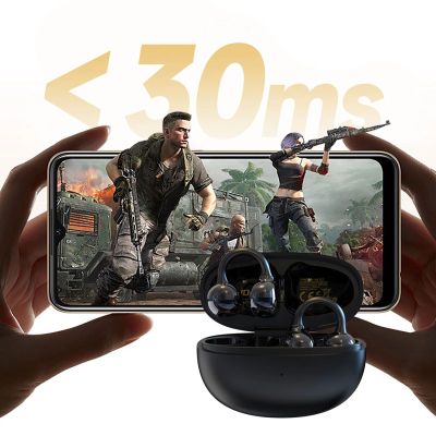 Kufje pa tela Dudao U20 TWS, Bluetooth 5.4, 30 orë bateri, të zeza