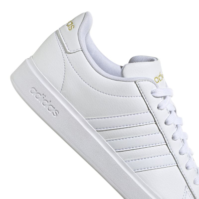 Патики Adidas Grand Court 2.0, меѓуслој мека ѓон, бели