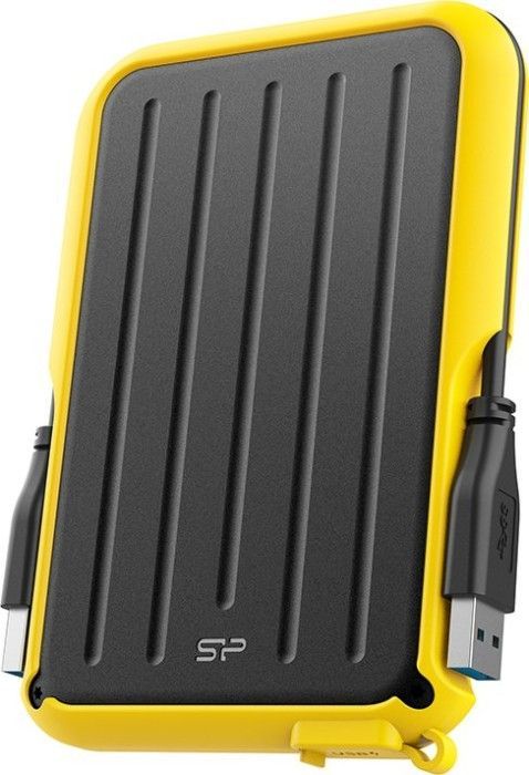 Hard disk i jashtëm Silicon Power Armor A66, 2TB, USB 3.2, i zi/i verdhë