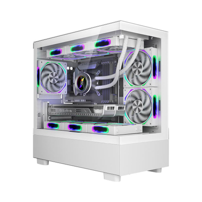 Kutia PC 1STPLAYER Gaming MI5, mid tower, ARGB, e bardhë