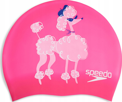 Kapuç noti për kalamoj Speedo Junior Printed Silicone, silikon, me dizajn, rozë