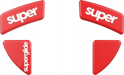 Këmbëza xhami për maus Superglide 2, Razer Viper Ultimate, Type C, të kuqe