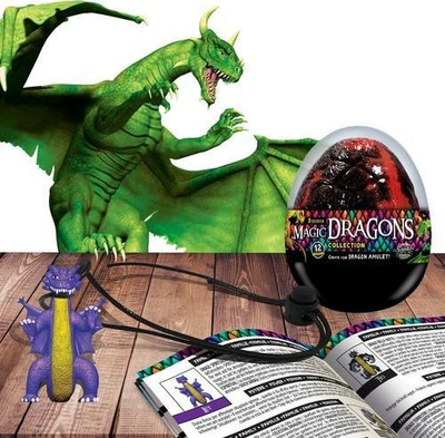Set lojërash Lisciani Crazy Science Dragon Collection, eksperimente shkencore, koleksion dragojsh, shumëngjyrësh