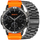 Smartwatch Gravity GT46-4, 1.43" AMOLED, thirrje me Bluetooth, portokalli me të zi