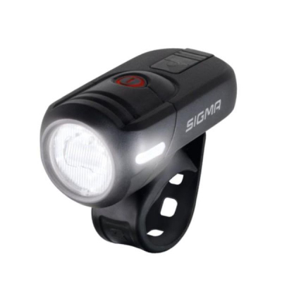 Lampë biçiklete Sigma AURA 45 USB, rreze 55 m, IPX4, e zezë