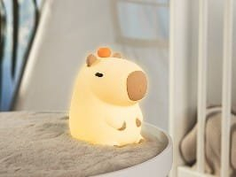 Lampë tavoline Tracer Capybara 47559, e vogël, e bardhë