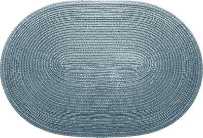 Set napash tavoline Eurofirany Runner 336043, 6 copë, 45 x 30 cm, blu metalike
