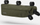 Çantë kornize biçiklete Brooks Scape Frame Bag, 3L, e papërshkueshme nga uji, Mud Green