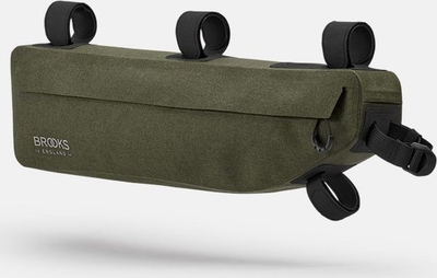 Çantë kornize biçiklete Brooks Scape Frame Bag, 3L, e papërshkueshme nga uji, Mud Green