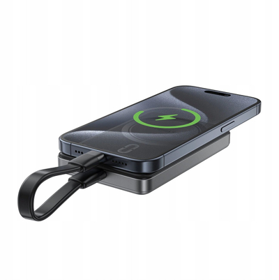 Karikues portativ Acefast M12, 10000mAh, MagSafe PD 20W, i zi