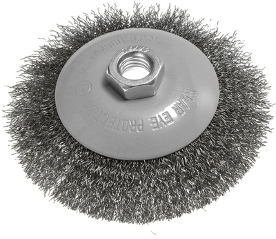 Furçë teli për brusilice Graphite, 115 mm, tel i përdredhur çeliku, M14