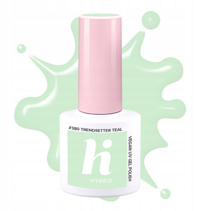 Llak thonjsh hibrid hi hybrid Everyday it Girl #380 Trendsetter Teal, 5ml, mente tirkiz