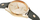 Рачен часовник G. Rossi 12191A2-3B4, кварцен, отпорен на вода WR30, розе злато со кафеав ремен