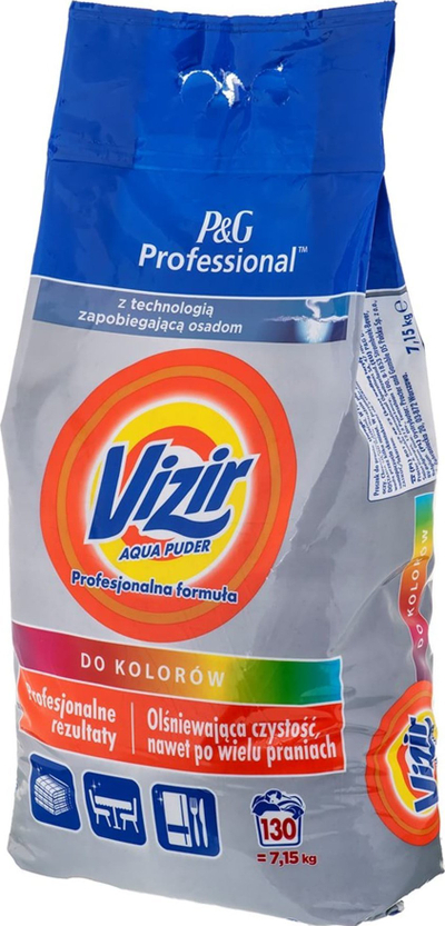 Pluhur larës Vizir Professional Color, 7.15 kg, për rroba me ngjyra