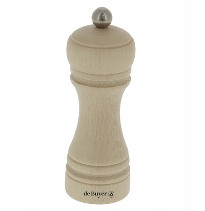 Mulli për erëza DeBuyer Java, trup druri 14 cm, kafe natyrale