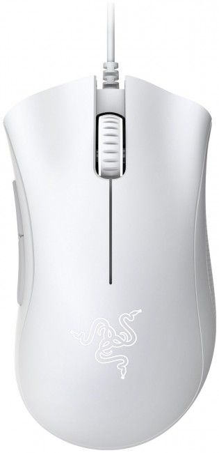 Maus gaming Razer DeathAdder Essential, 6400 DPI, me kabllo, i bardhë