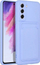 Mbulesë telefoni Forcell për Samsung Galaxy S21 FE, silikon i butë, me xhep kartash, vjollcë