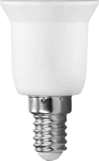 Adapter për llampë Virone LH E14 në E27, i bardhë