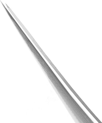 Pincetë për qerpikë Snippex Straight Eyelash Tweezers 710, majë e drejtë, inox, argjendtë