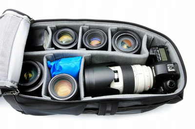 Çantë shpine Think Tank Glass Limo për objekteva deri në 600mm, e zezë