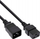 Kabllo rryme InLine Power Cable C19 C20, 10m, 3 pin IEC, e zezë