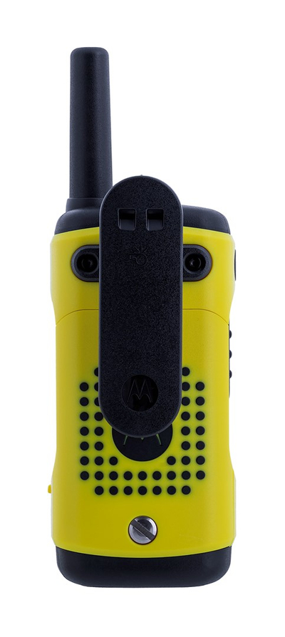 Walkie talkie Motorola T92 H2O, rezistent ndaj ujit, rreze deri 10 km, i verdhë